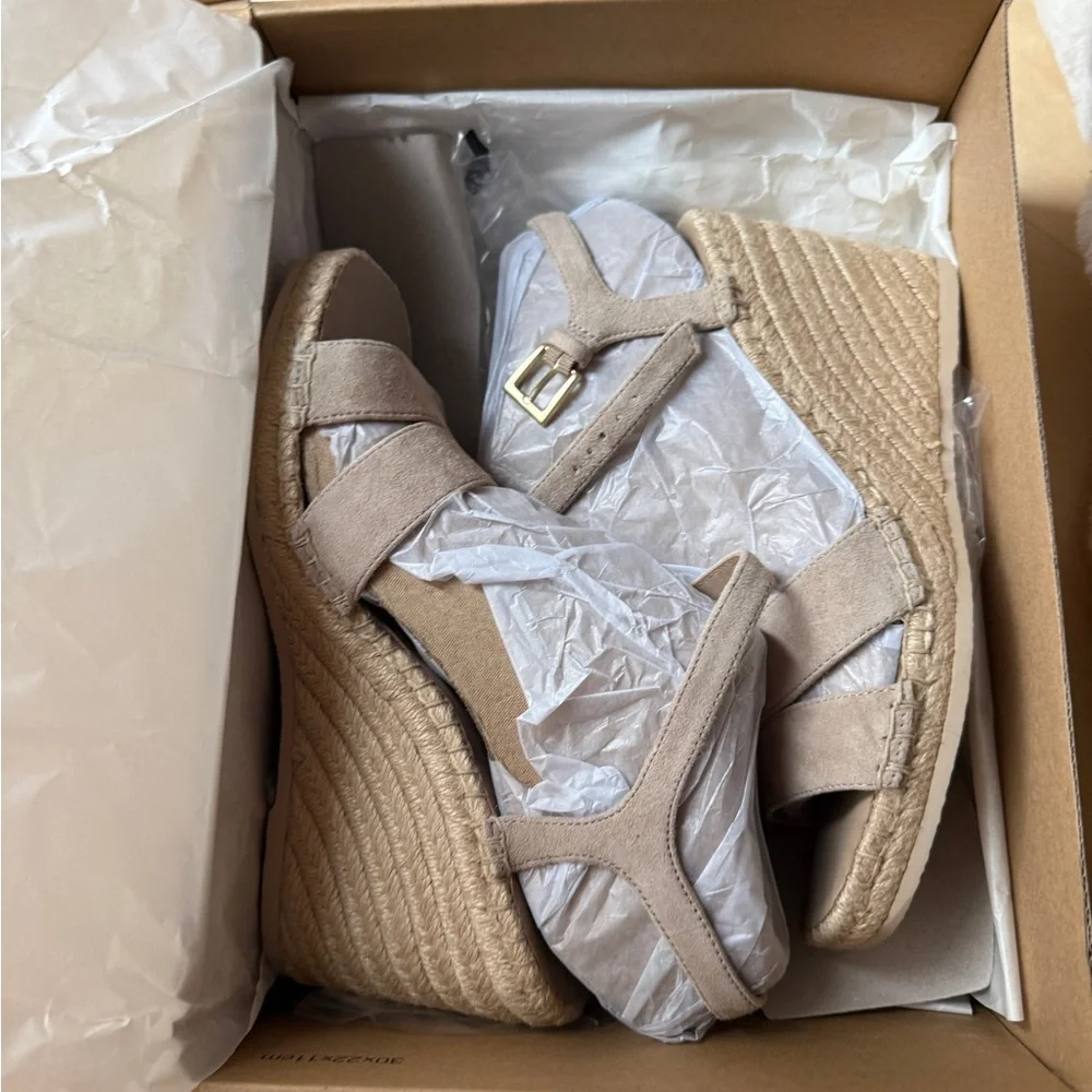 Vince Suade Espadrille Gwen in Clay Wedge Sandals - 7